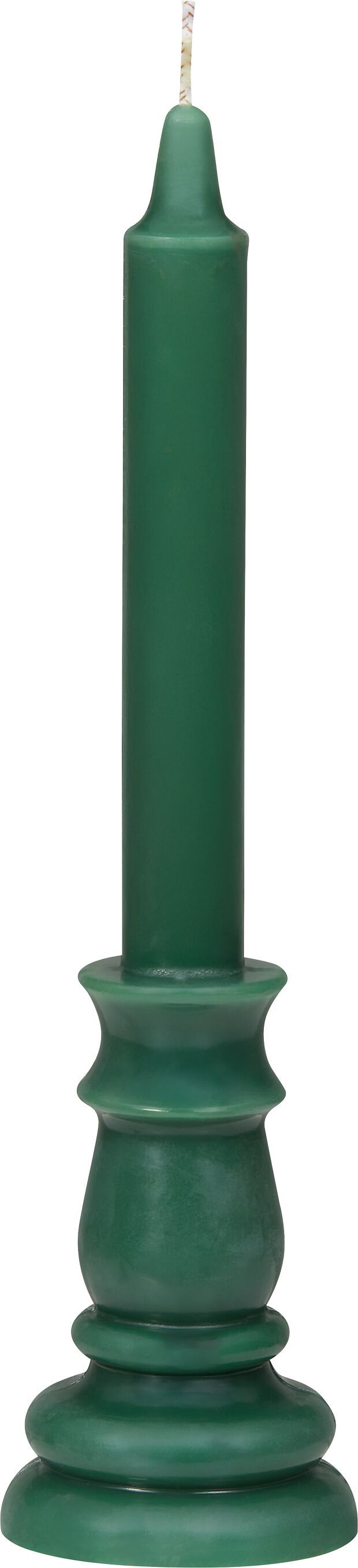 SARAH Kerze - Dunkelgruen / H: 30.0 cm