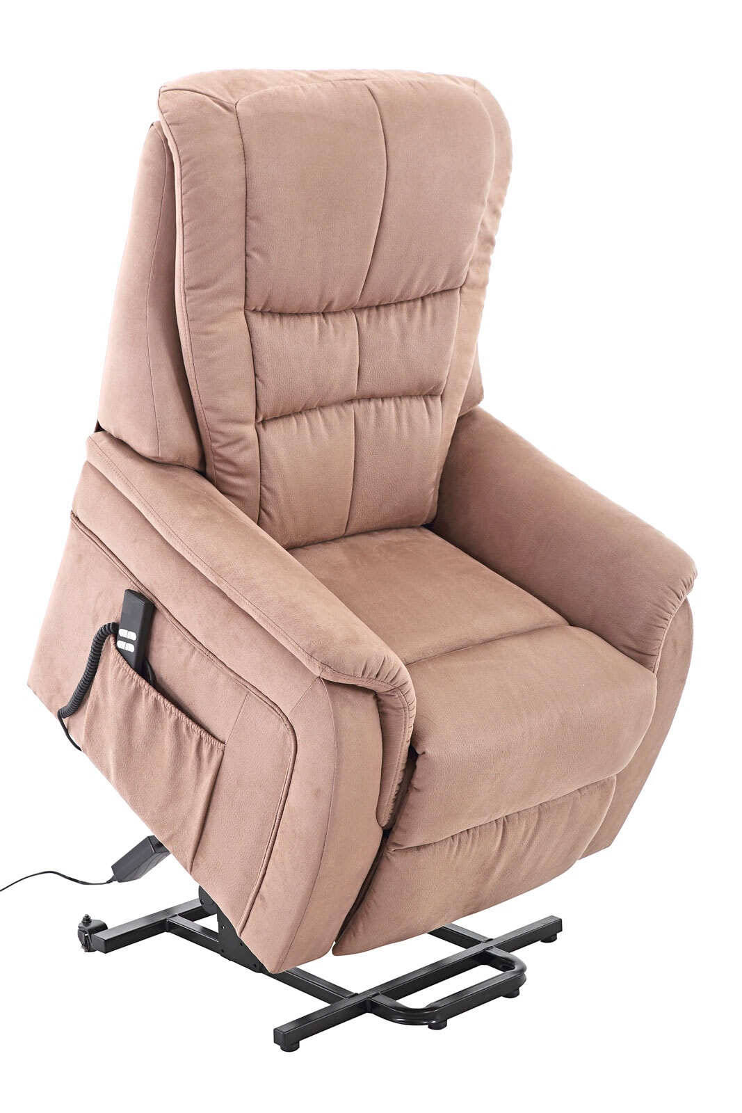TV-Sessel FM-335L2 Bezug Mikrofaser braun 83,5x111-82x90-160cm