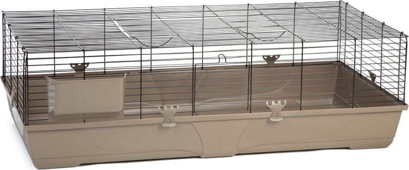 Beeztees konijnenkooi Baldo bruin 140 x 68 x 43 cm