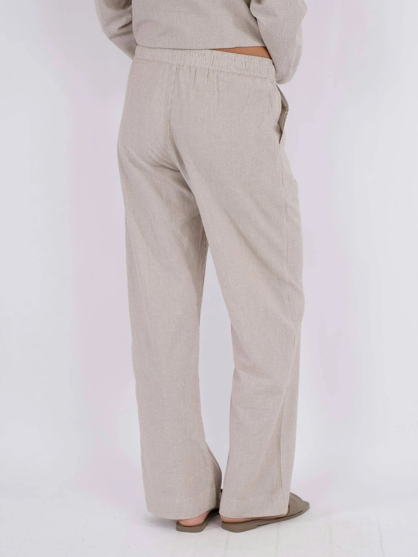 Neo Noir Sonar Mini Stripe Pants sand