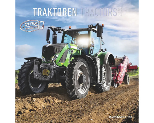 Wandkalender tractoren 2025 30x30 cm