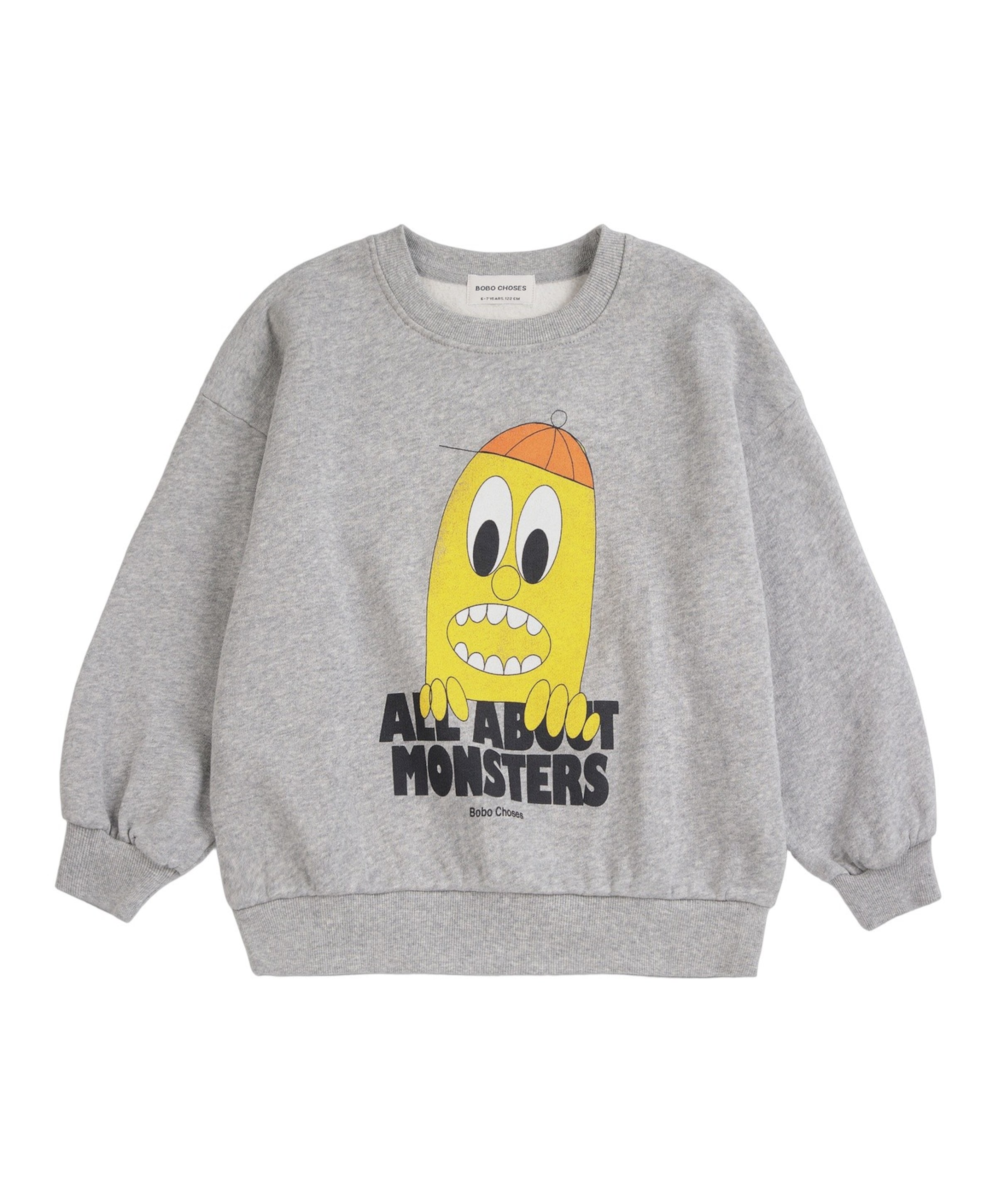 Bobo Choses Jongens sweater grijs