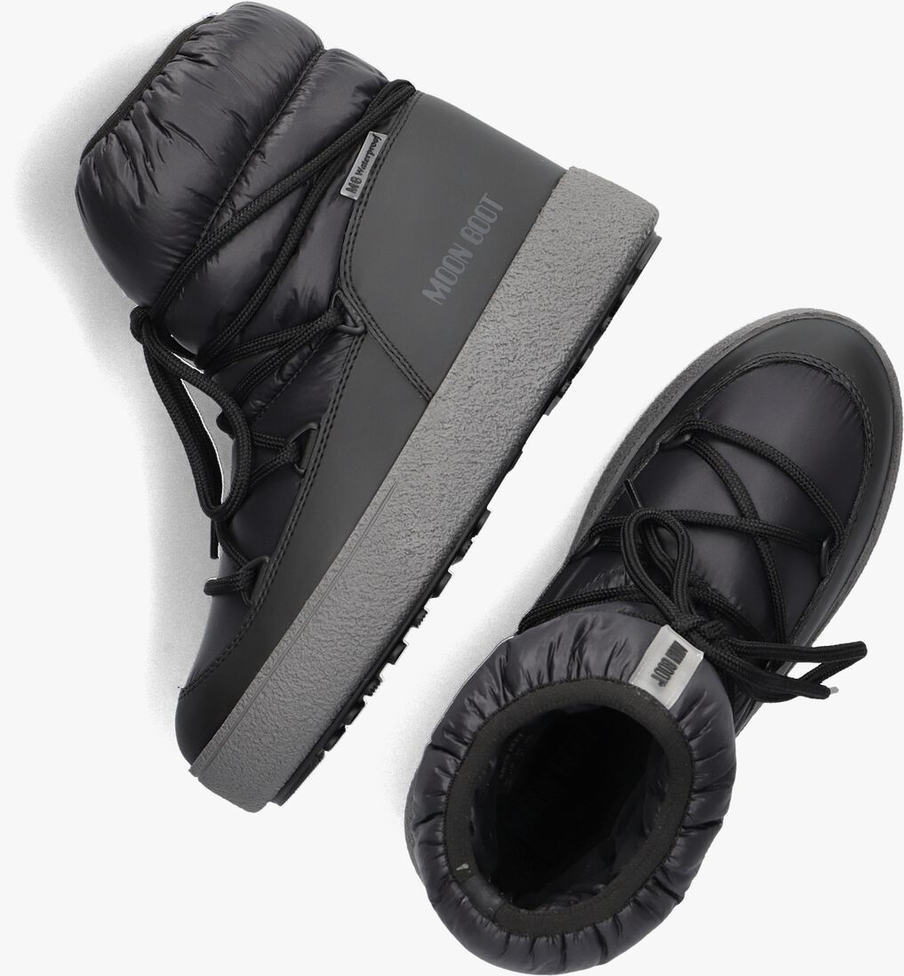 MOON BOOT zwarte moon boot  mb ltrack low