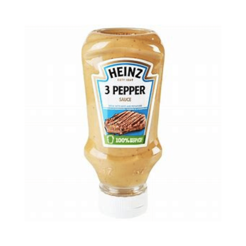 Heinz 3 Pepper Sauce 220ml MHD:24.5.25