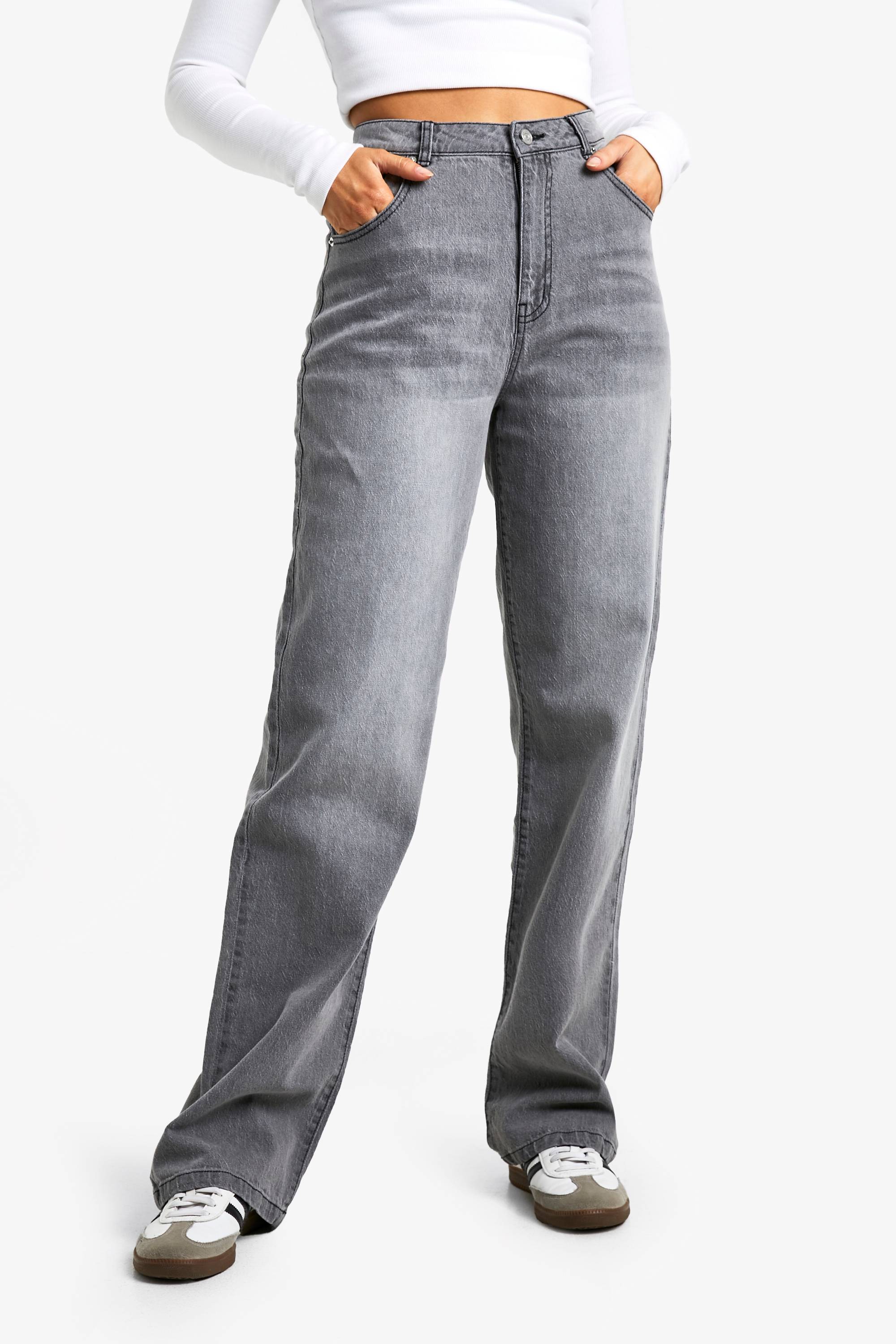 boohoo Jean basique droit pour grandes tailles