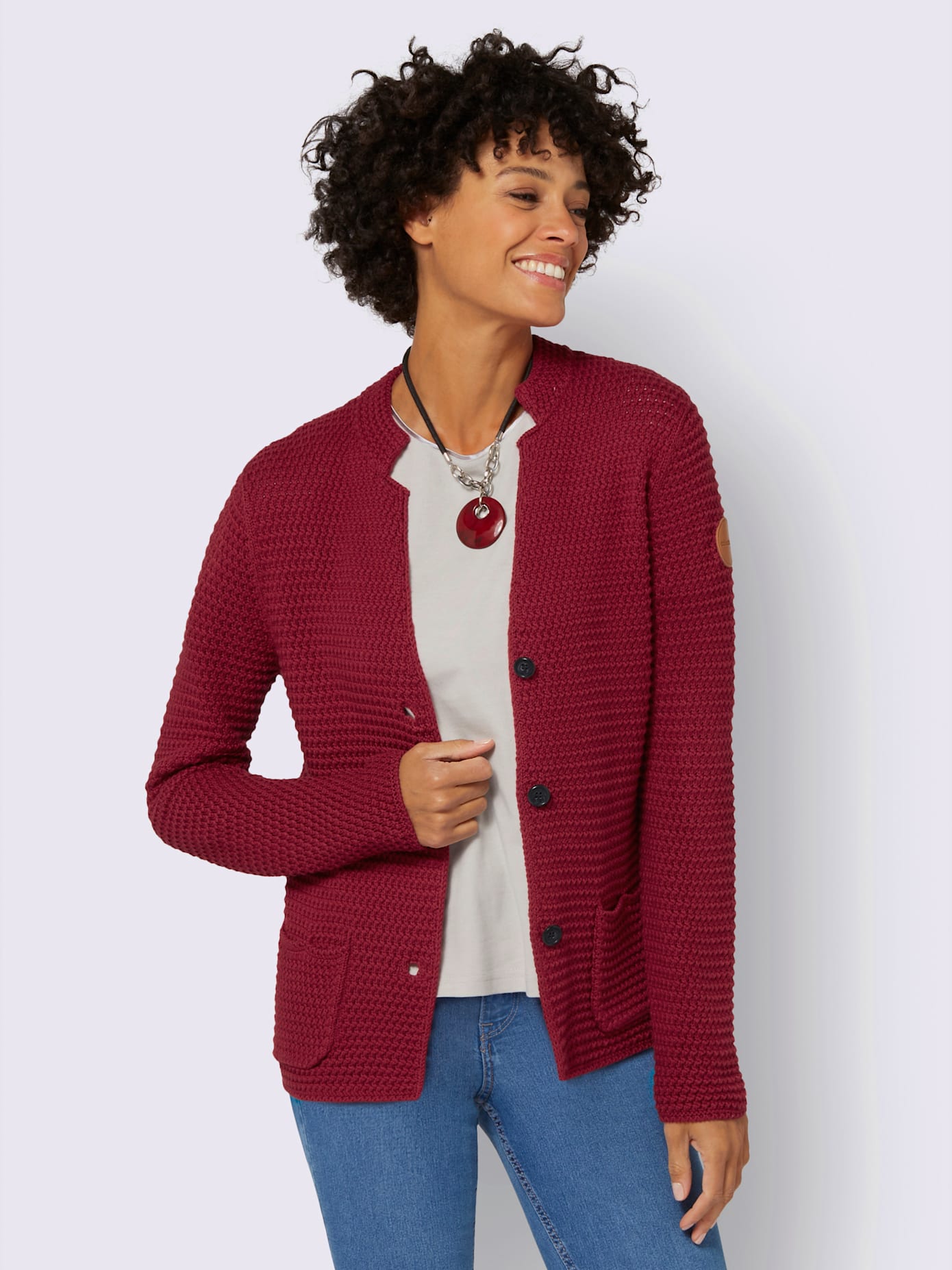 Veste en tricot 50% coton