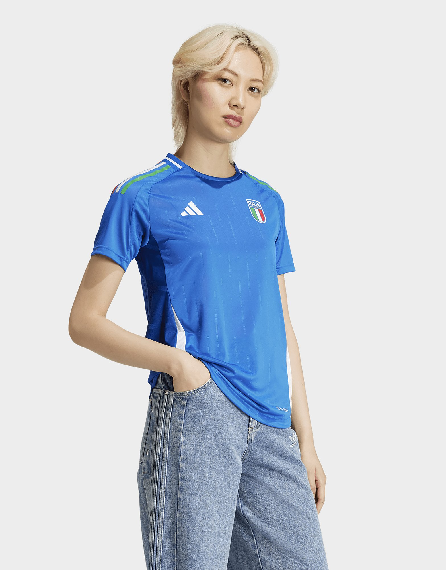 adidas Maillot Domicile équipe féminine Italie 2024 Authentique