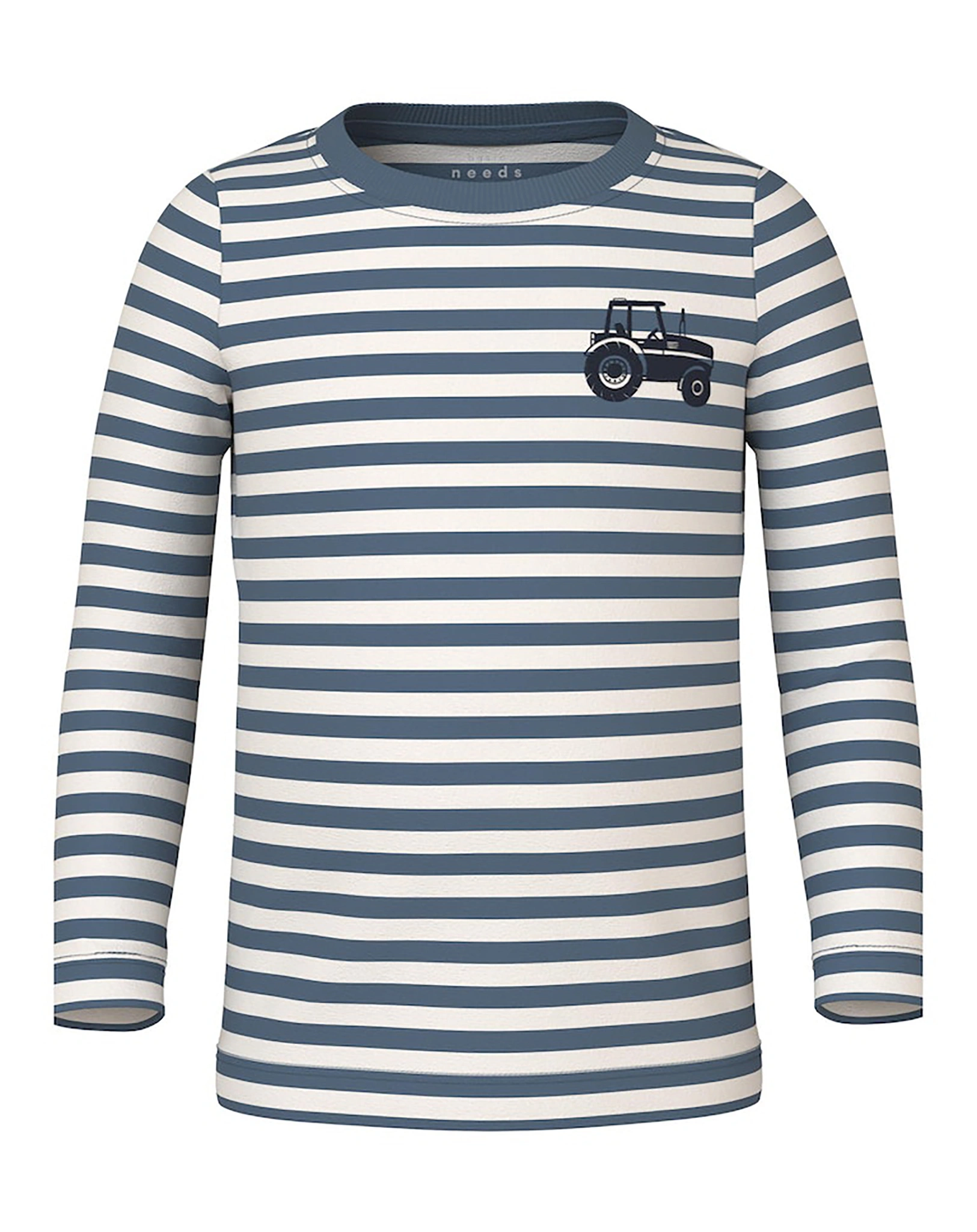 Langarmshirt NMMVILLY geringelt in bluefin