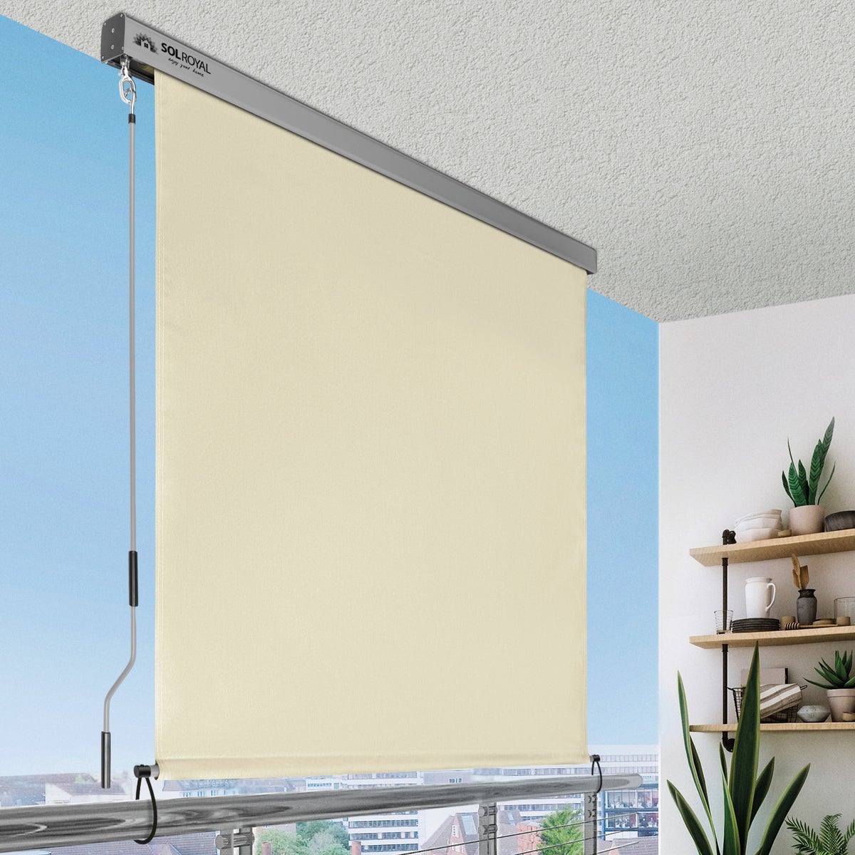 Sol Royal SolVision MS5 Verticale Zonwering 1,6x2,5m Beige