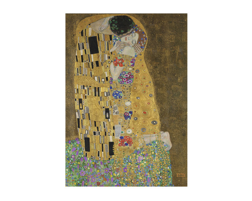 Canvas print De Kus van Gustav Klimt 70x100 cm