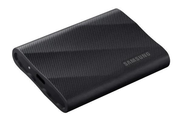 Samsung T9 MU-PG4T0B - SSD - krypteret - 4 TB - ekstern (bærbar) - USB 3.2 Gen 2x2 (USB-C stikforbindelse) - 256-bit AES - sort