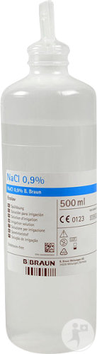 Braun NaCl 0,9% Solution D'Irrigation Topique Ecolav 500ml