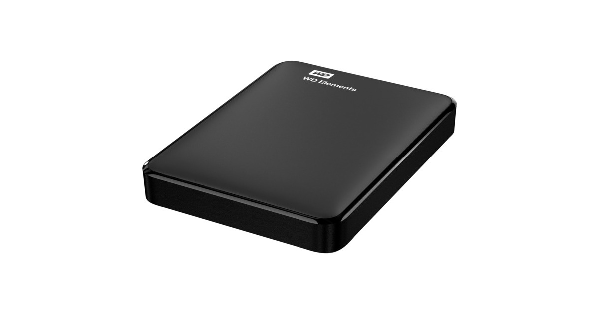 WDElements Portable 2 TB externe harde schijf  (Zwart, WDBU6Y0020BBK-WESN, Micro-USB-B 3.2 (5 Gbit/s))