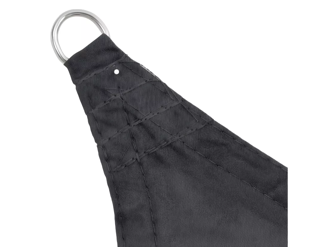 Voile d'ombrage en tissu Oxford triangulaire 5x5x5 m Anthracite