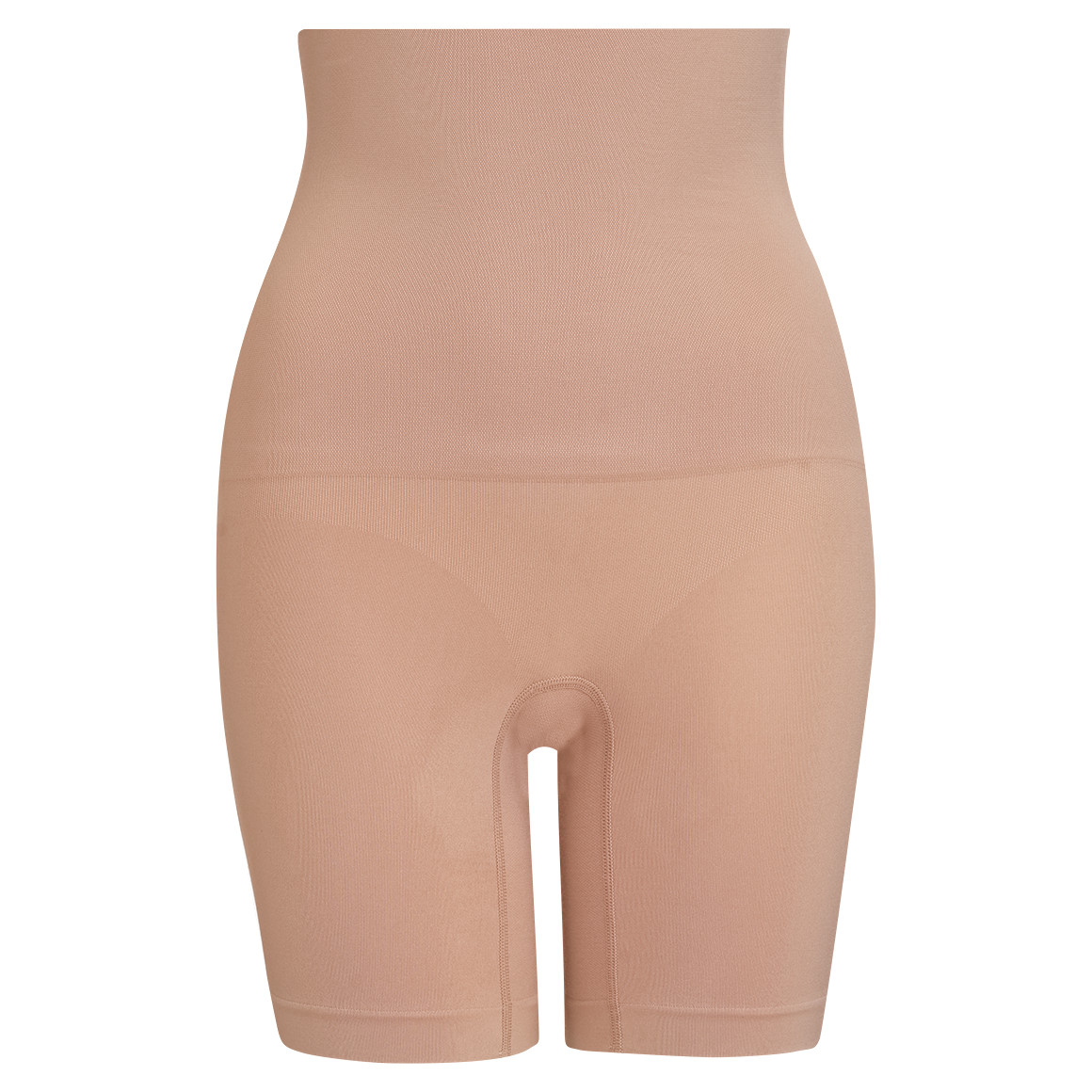 Damen Shapewear-Radler mit hoher Taille beige