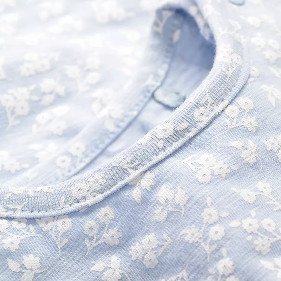 STACCATO Kleid sky gemustert