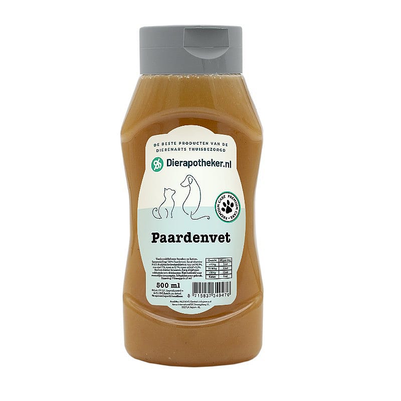 Dierapotheker Paardenvet Hond Kat 500 ml | 12896