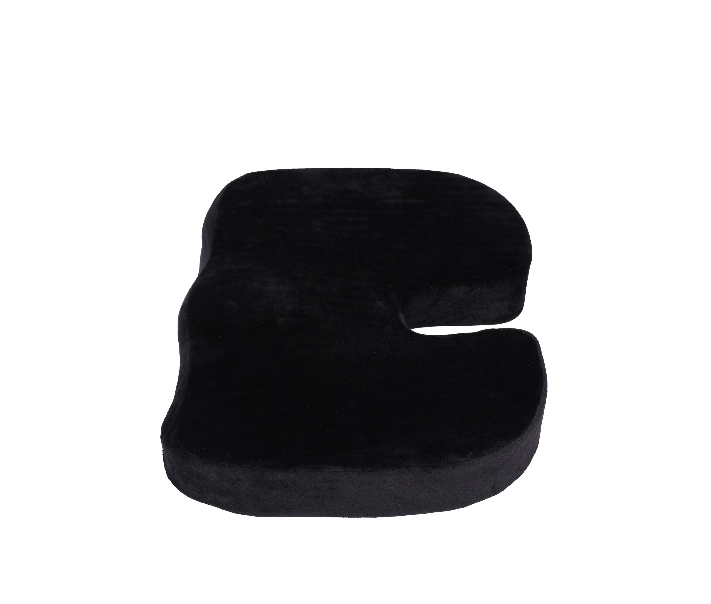 Orthopädisches Sitzkissen mit Gel schwarz