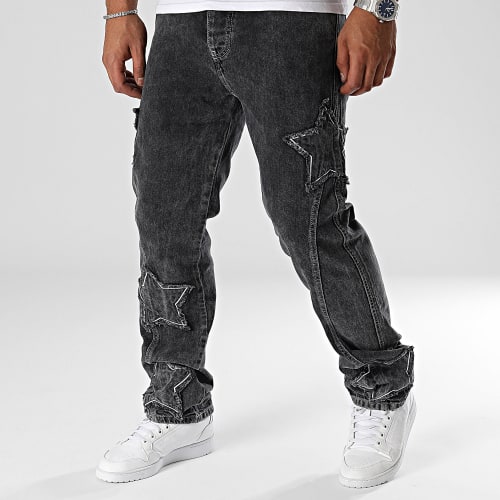 Jean Gris Anthracite Chiné