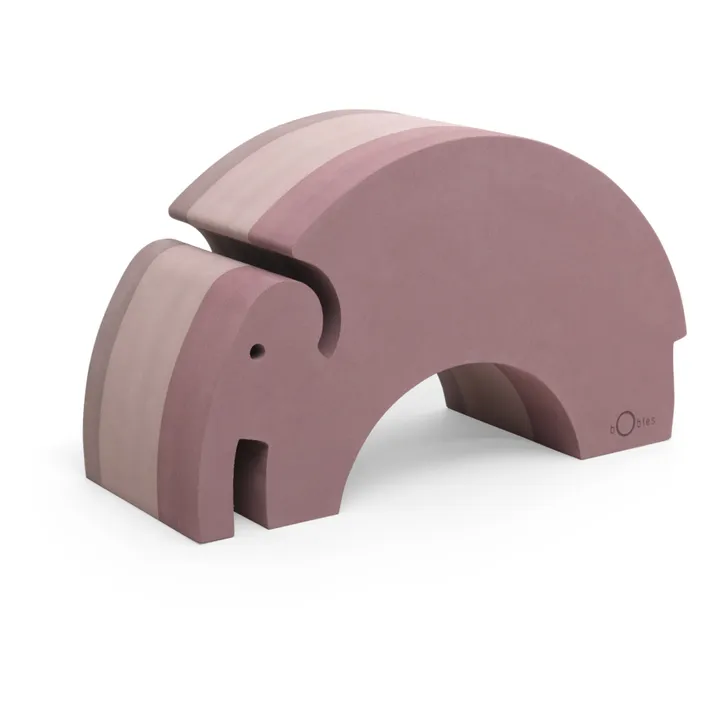 BObles Module de motricité Eléphant en EVA | Rose