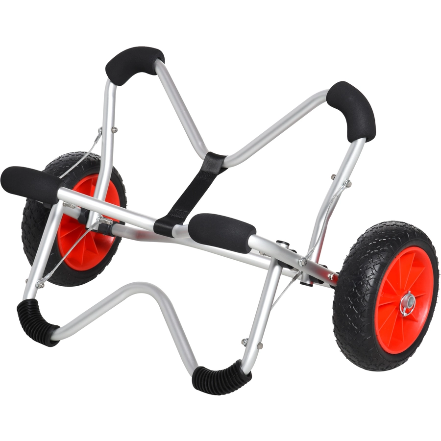 HOMCOM Bootswagen klappbar silber