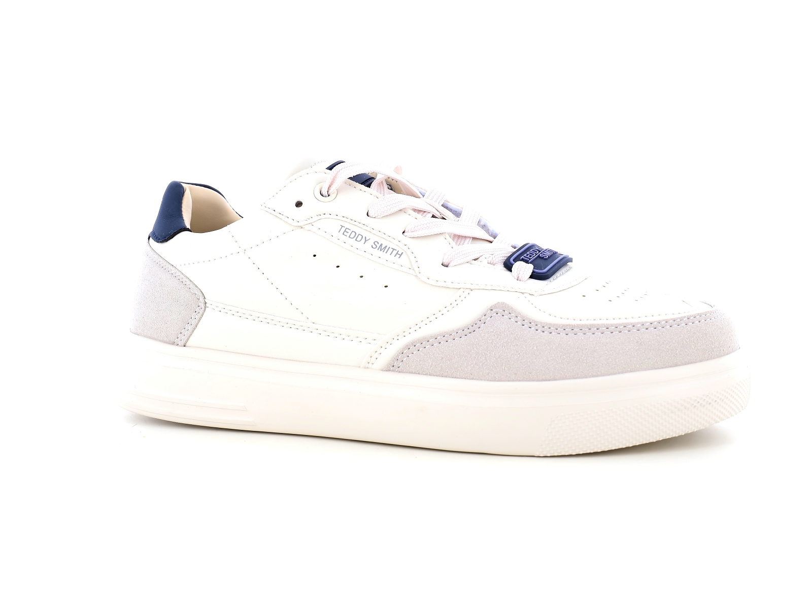 Teddy smith-78171 Matières combinées Blanc Bleu