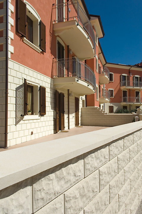 Dessus de muret plat blanc 100 x 30 cm