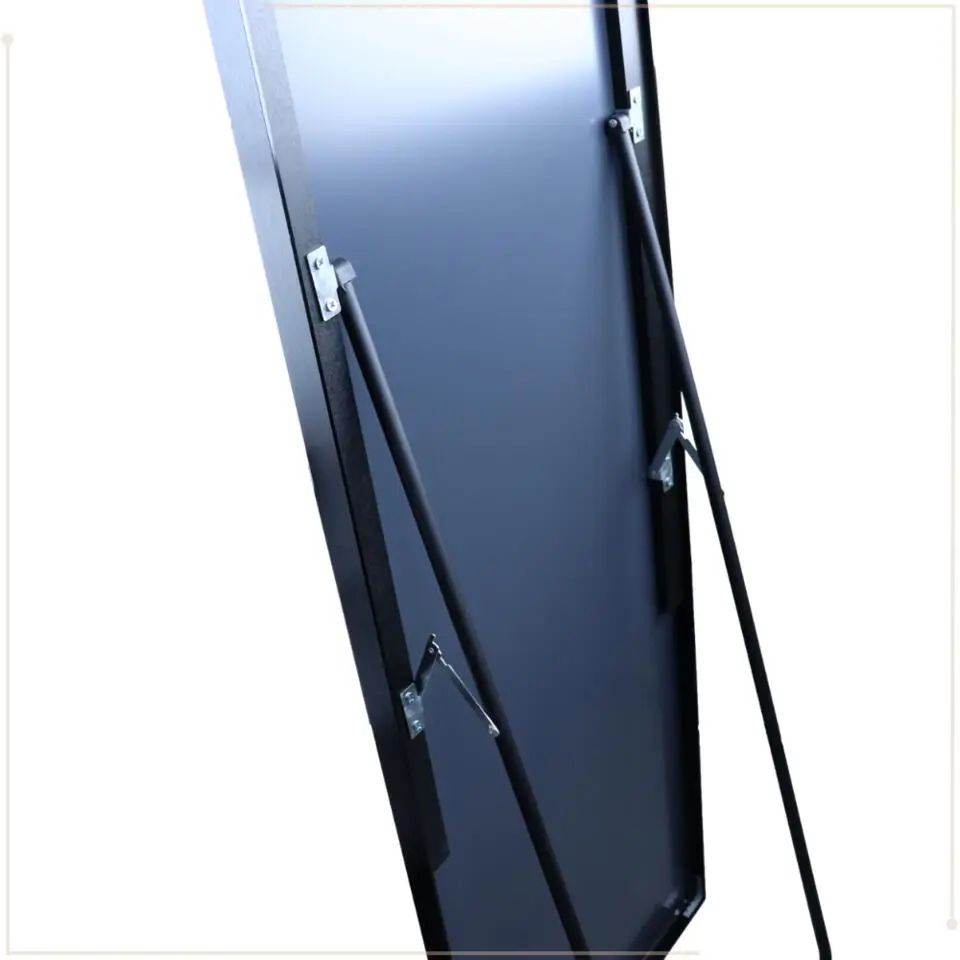 MISOU Passpiegel 150cm - Zwart