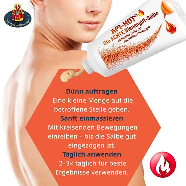 Api-Hot die Echte Bienengift-Salbe Wärmend, 50 ml