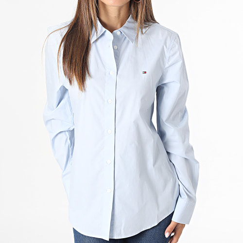 Chemise Manches Longues Femme Organic Co 9673 Bleu Clair
