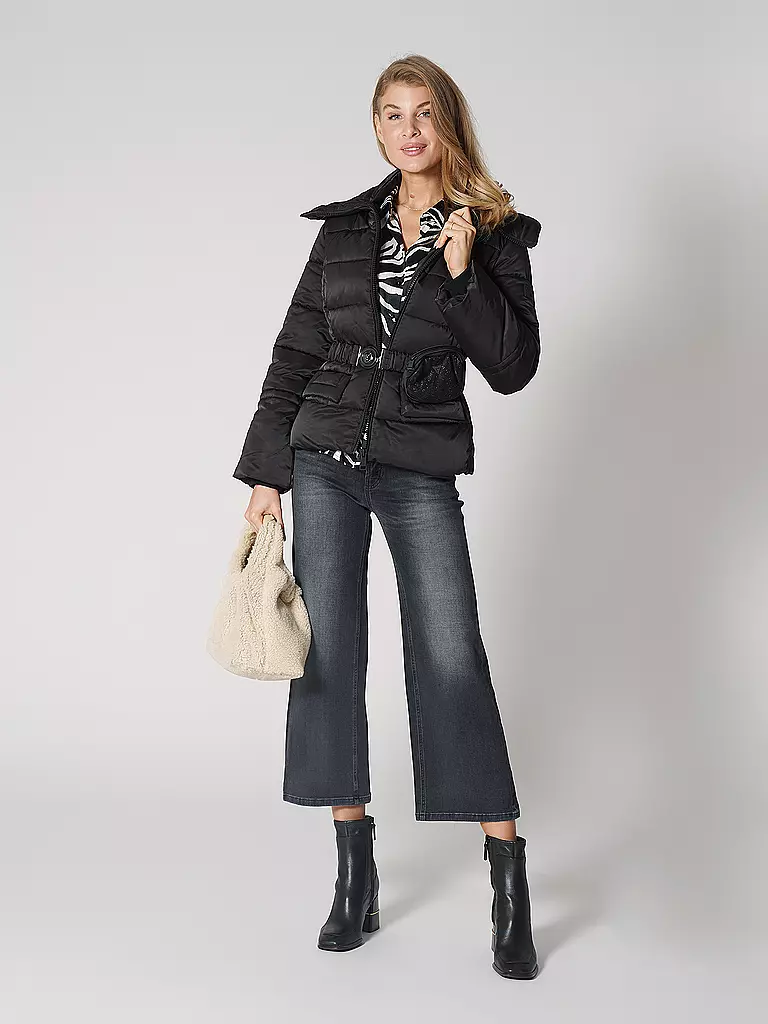 GUESS Steppjacke  schwarz