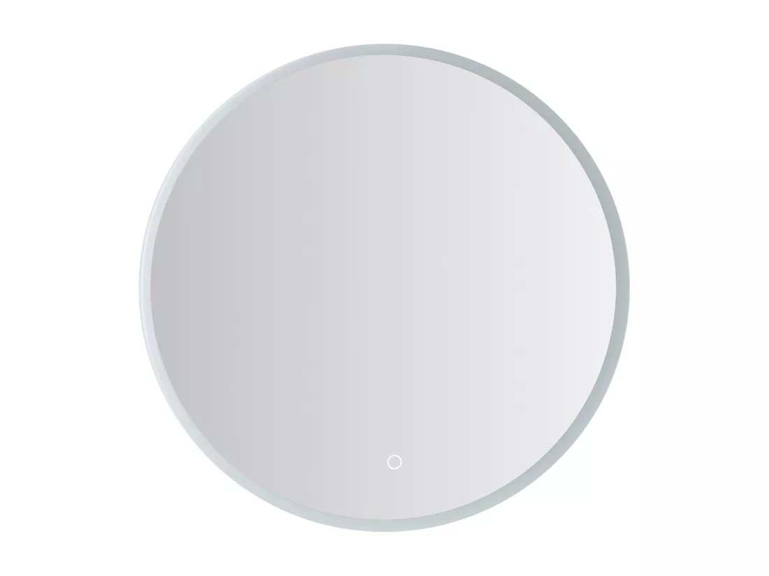 Miroir de salle de bain lumineux rond à leds anti-buée - D80 cm - DANIELA