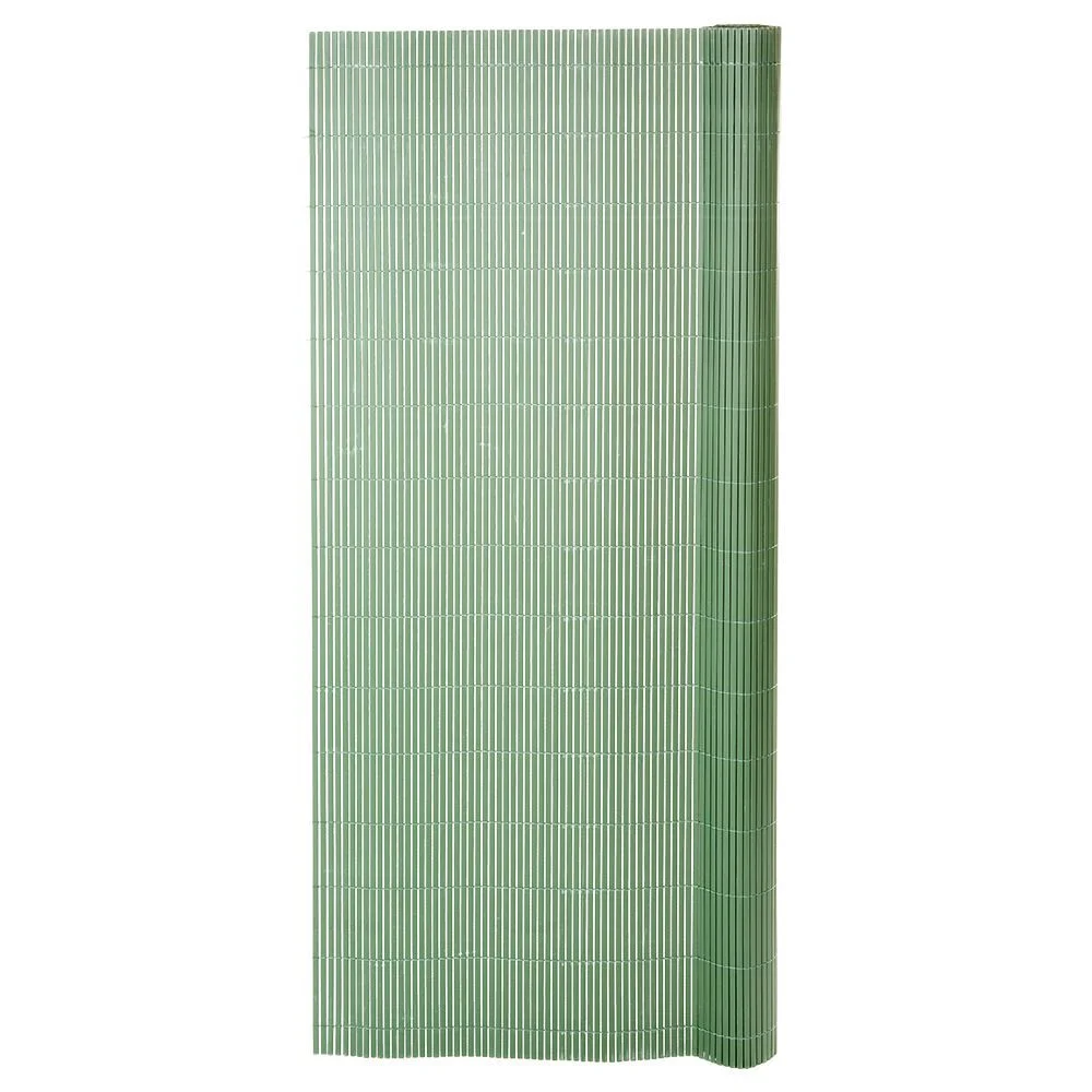 Canisse double face PVC vert