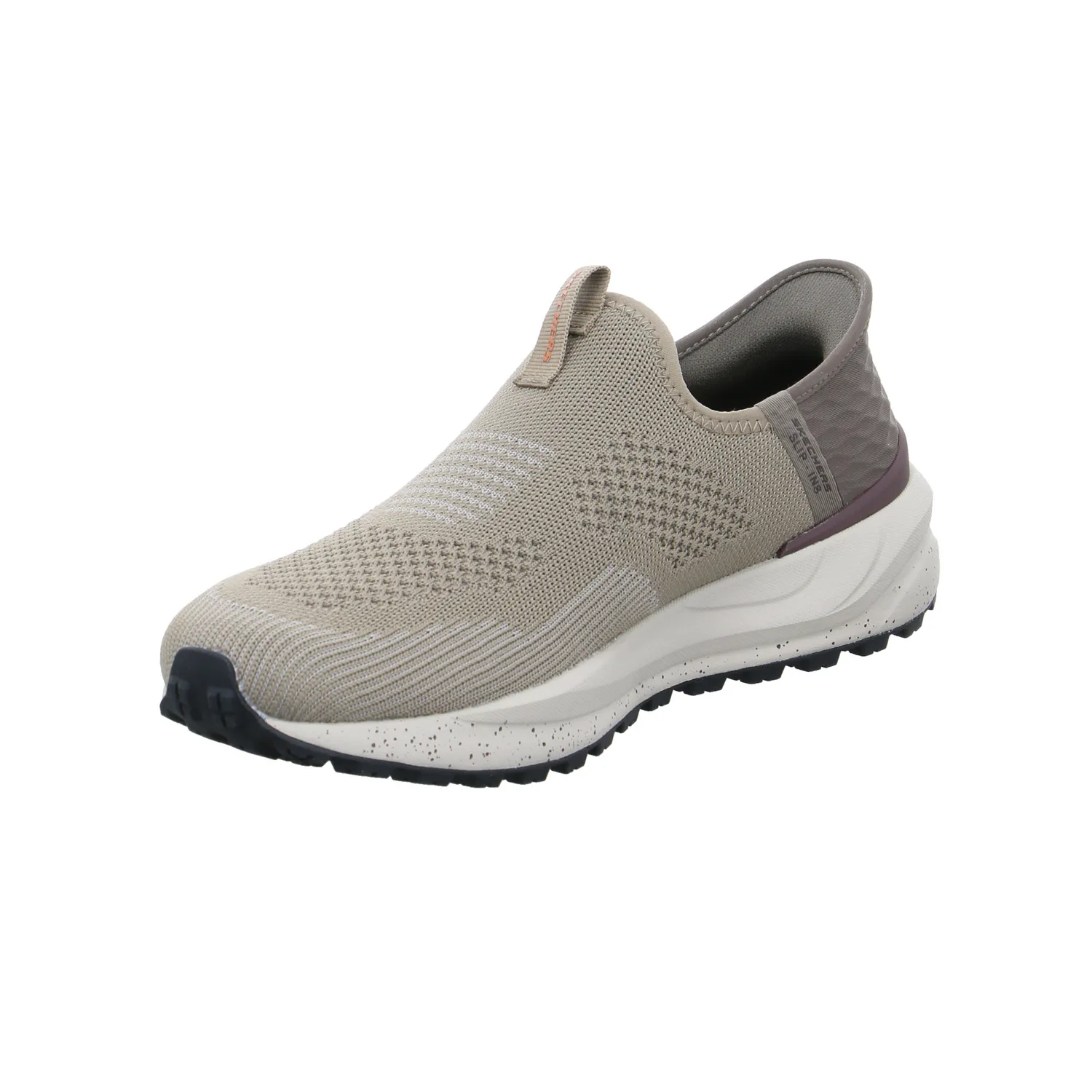 SKECHERS Halbschuh-Schlüpfer Taupe Synthetik