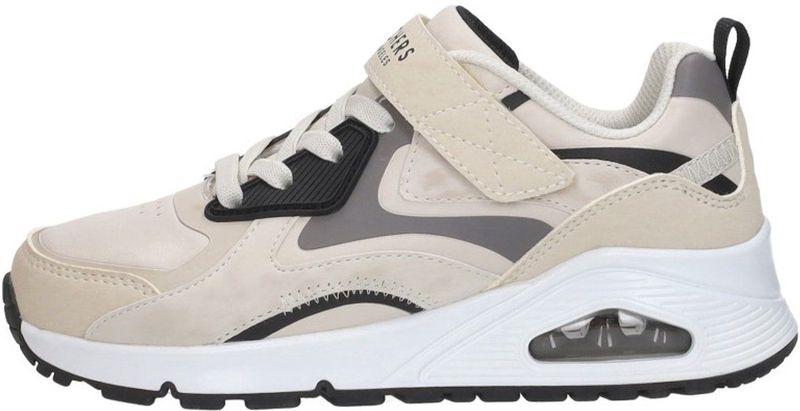 Skechers - Uno Gen1 - Sneakers - Off White - Zwart - Oranje