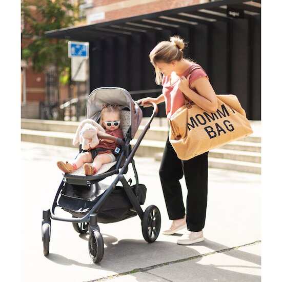 Sac à langer Mommy Bag   Teddy brun        de               Childhome