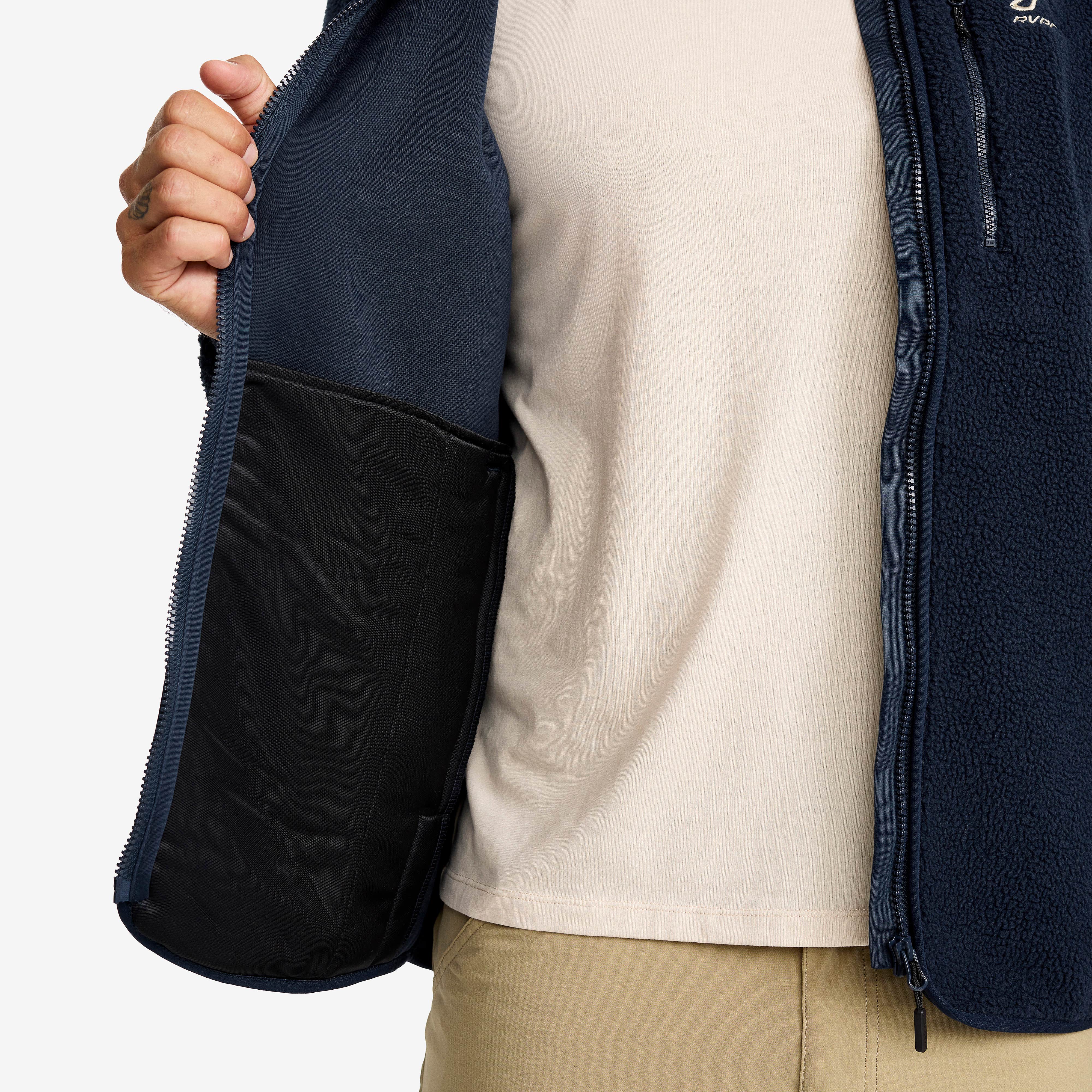 Canyon Full-zip Pile Fleece Herre Navy