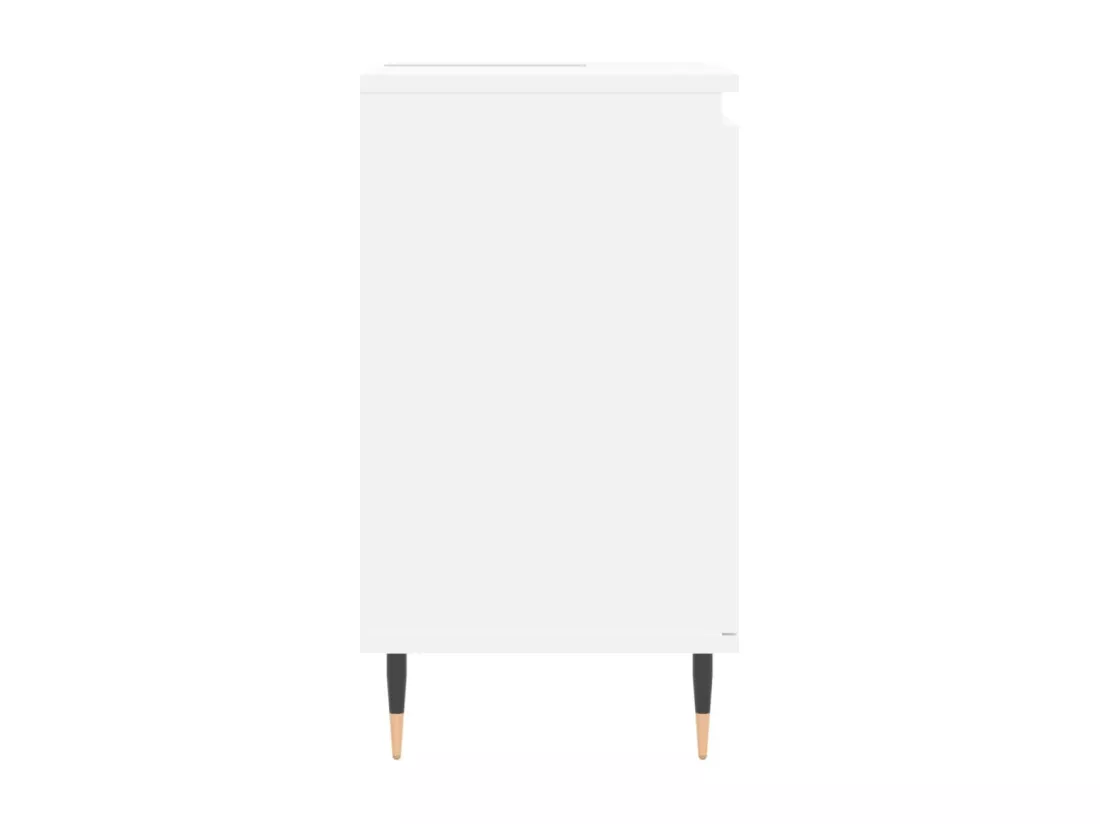 Armoire de salle de bain blanc 58x33x60 cm bois d'ingénierie