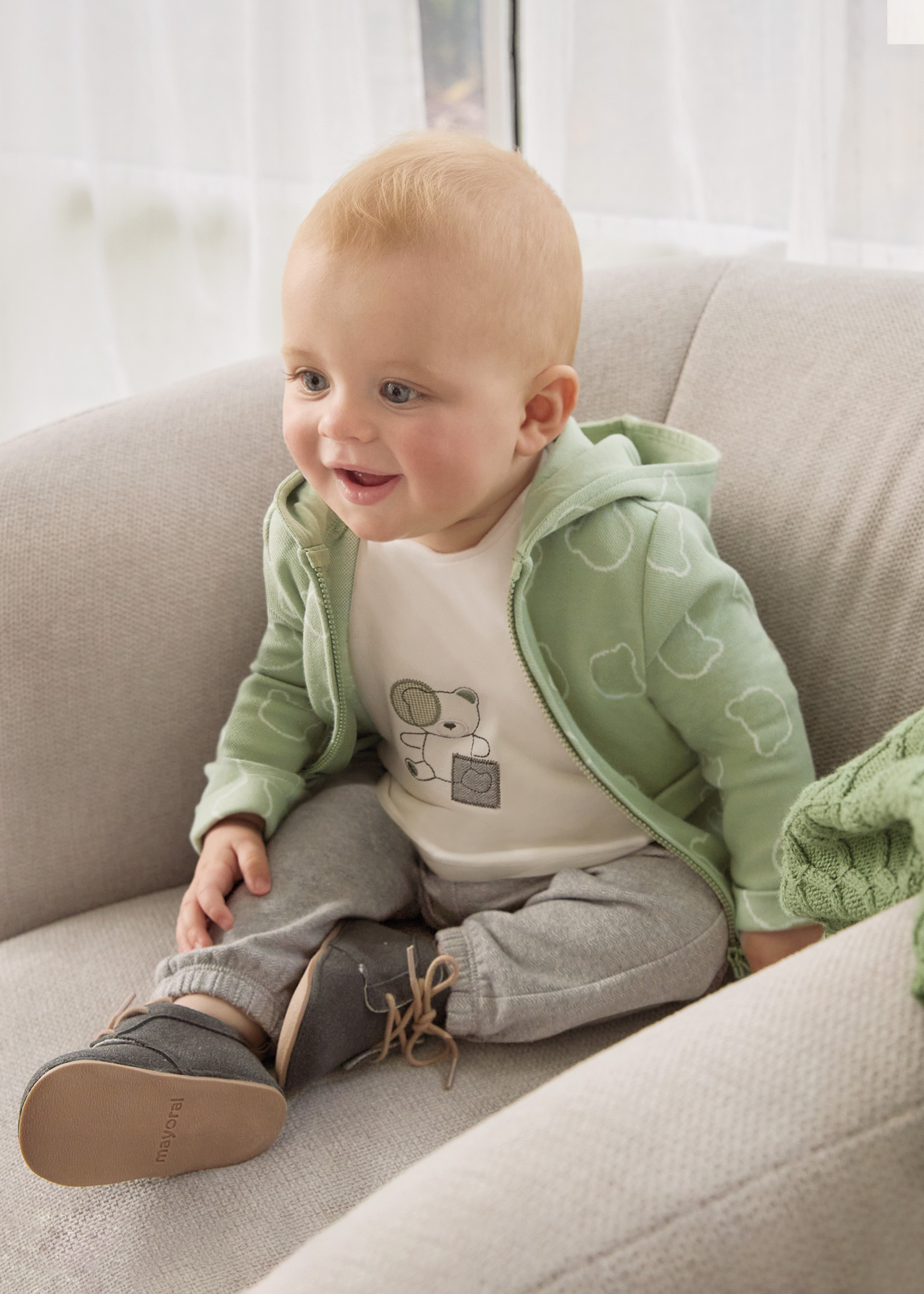 Conjunto de moletom de 3 peças Better Cotton para recém-nascidos