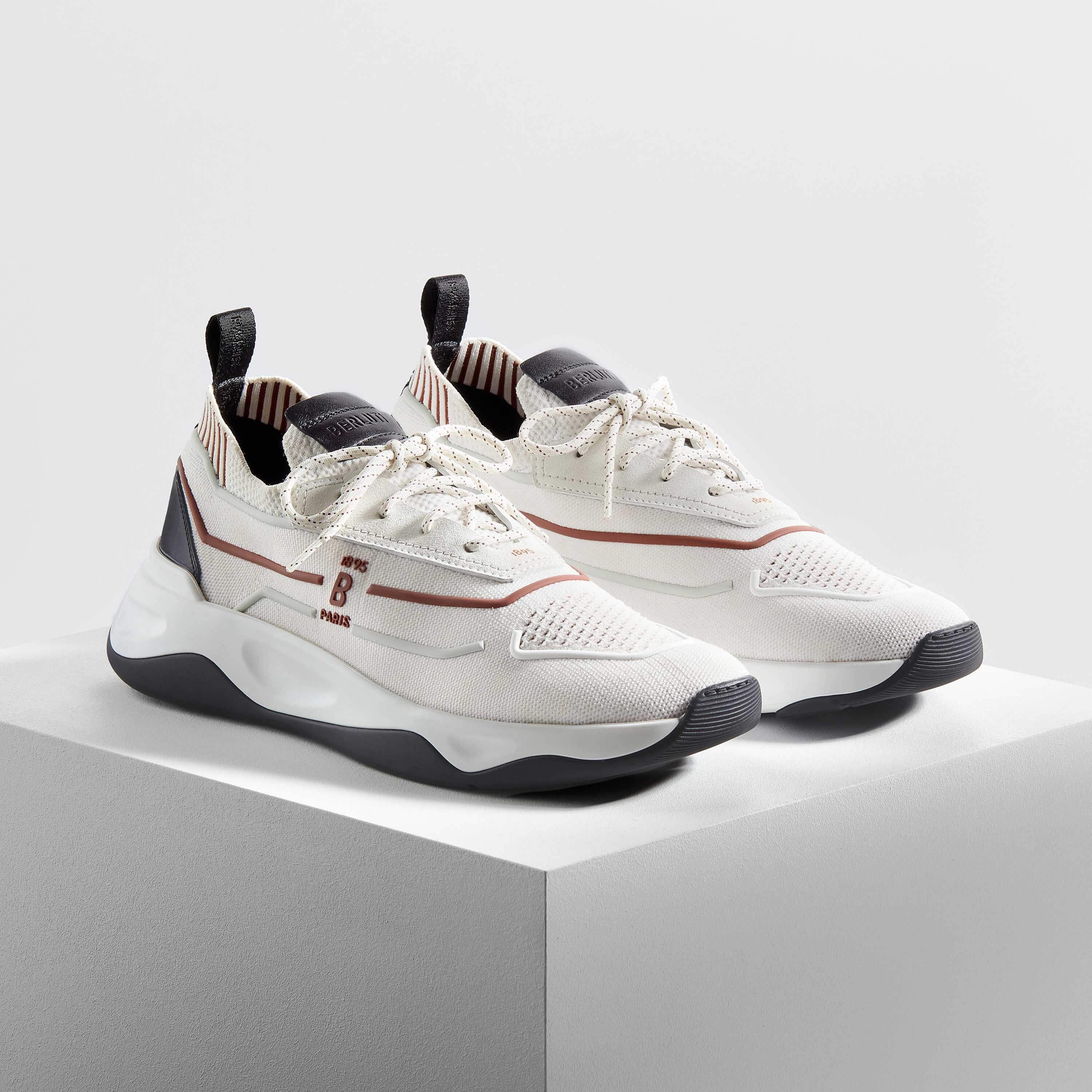 Sneaker Shadow En Maille Et Cuir