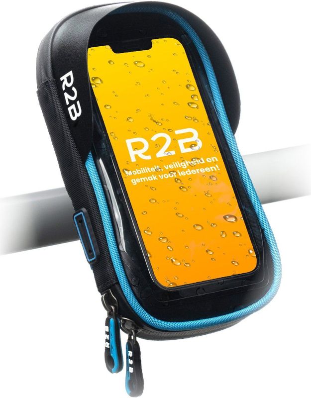 Universele Telefoonhouder - Zwart - Waterdicht - Voor Fiets, Scooter, Motor