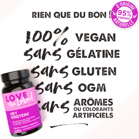 Love and be Loved Gummies Concentration et Mémoire 9 semaines