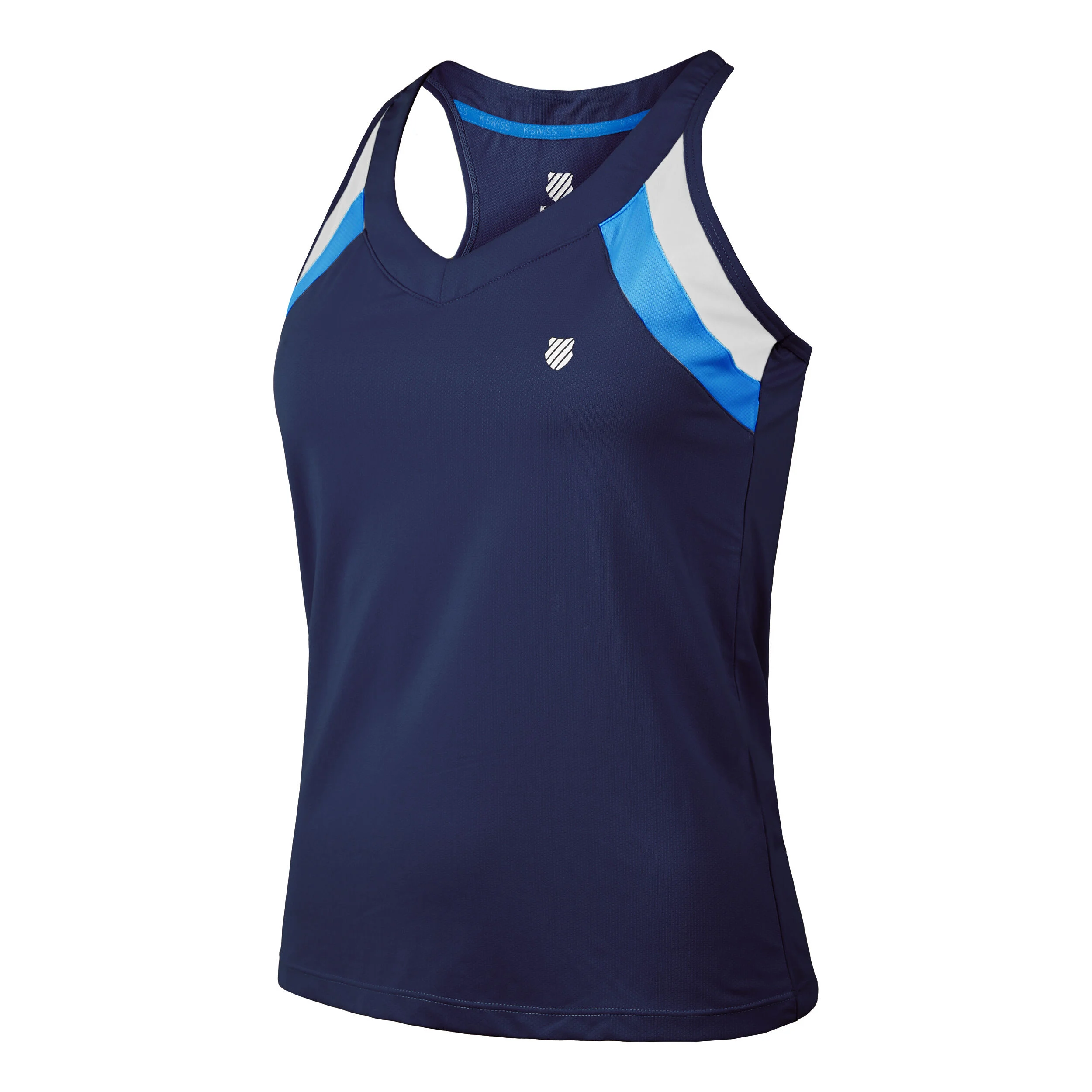 K-Swiss Core Team Débardeur Tank Top Femmes - Bleu Foncé , Multicouleur
