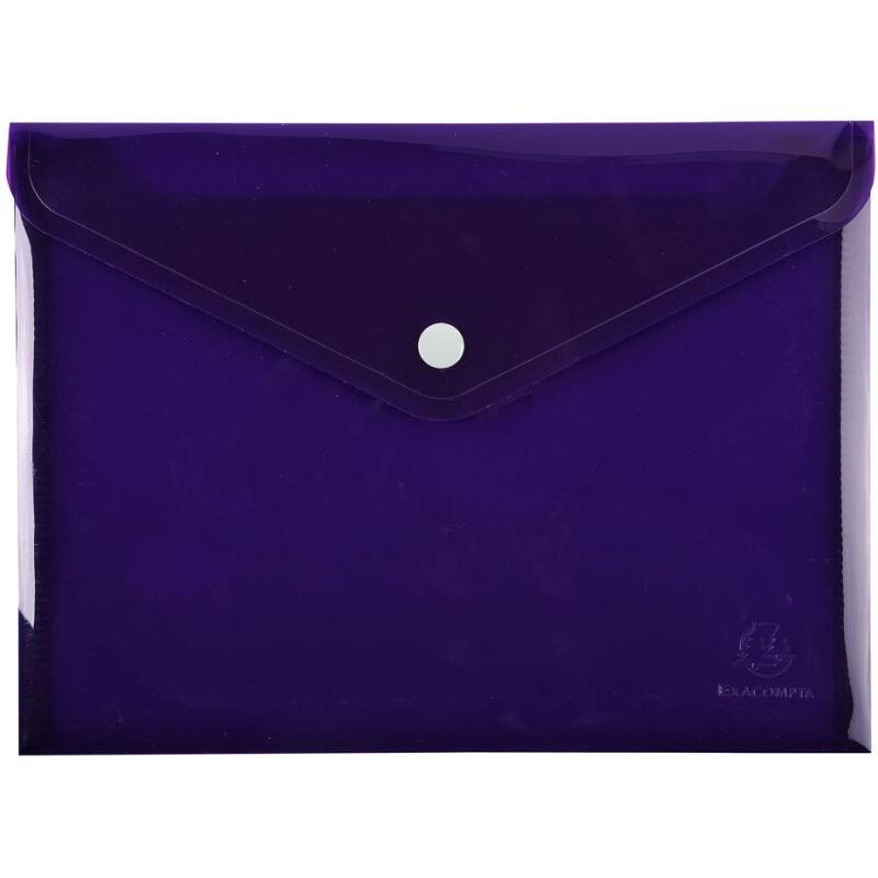 Pochette pression Iderama en polypropylène - Couleurs assorties