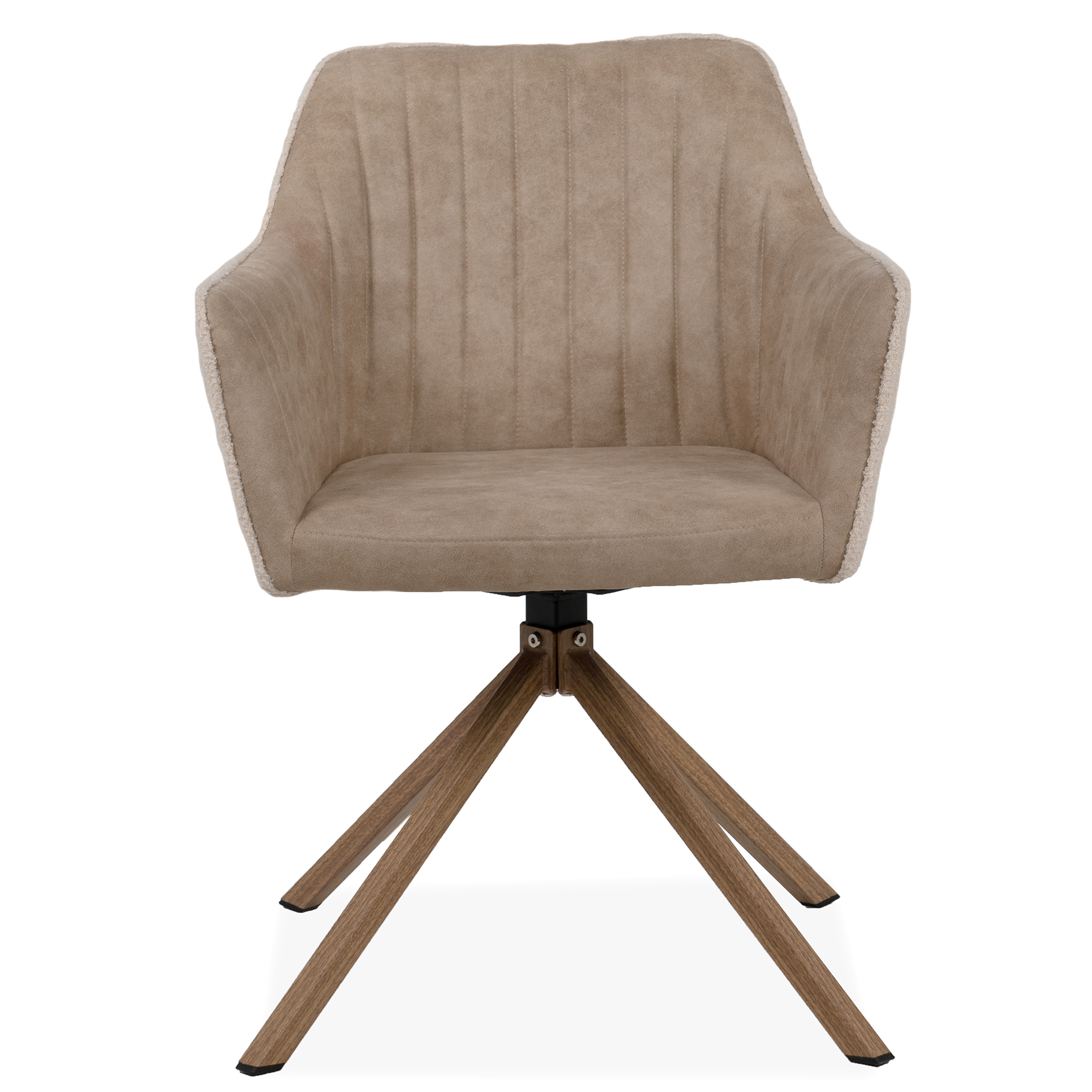 Stuhl RAY - beige - drehbar