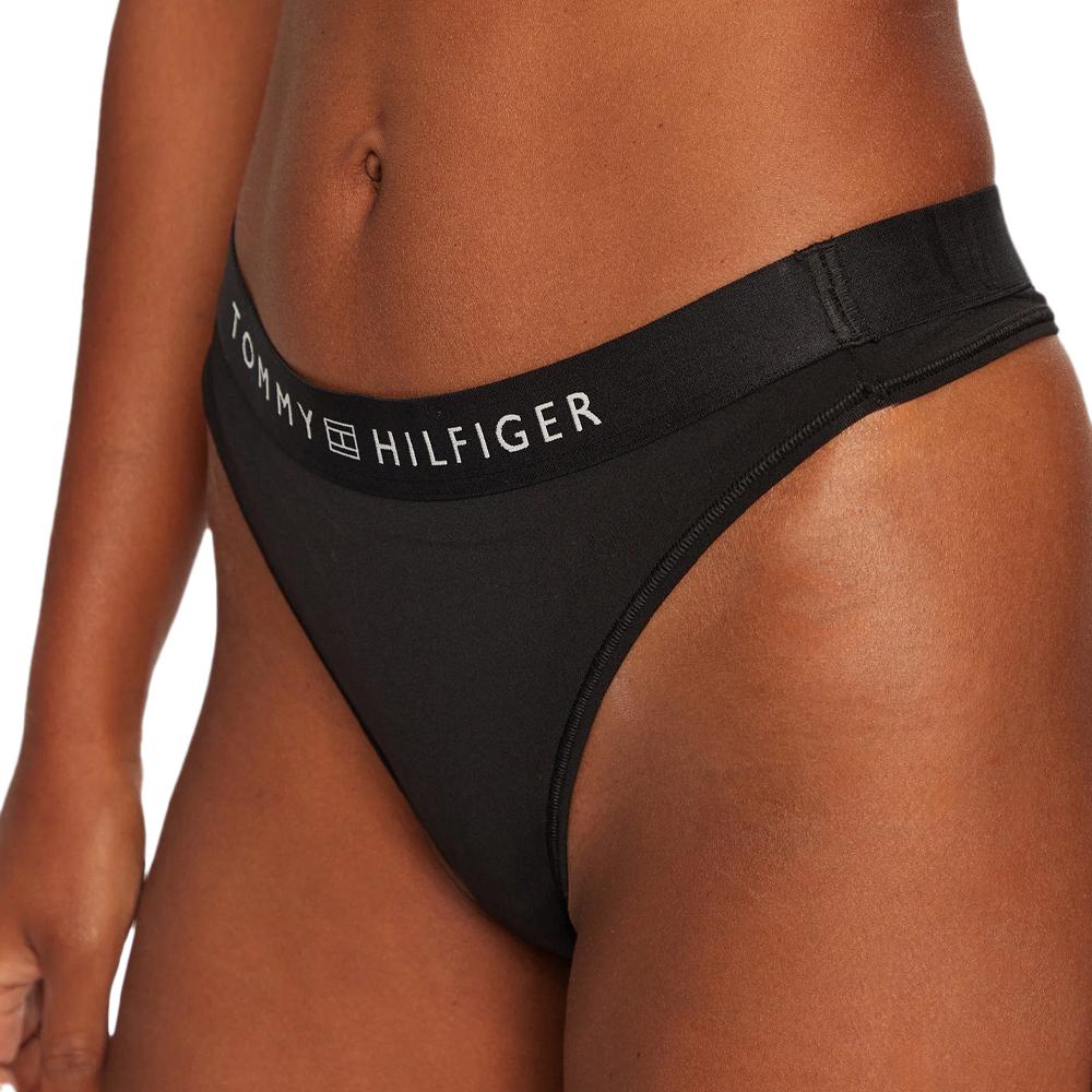 Tommy Hilfiger String Noir Femme Tommy Hilfiger Thongw