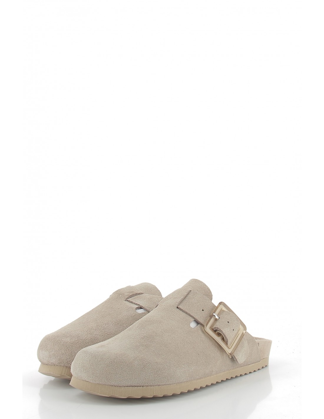 colors of california Sabots Femme Bio Daim Beige