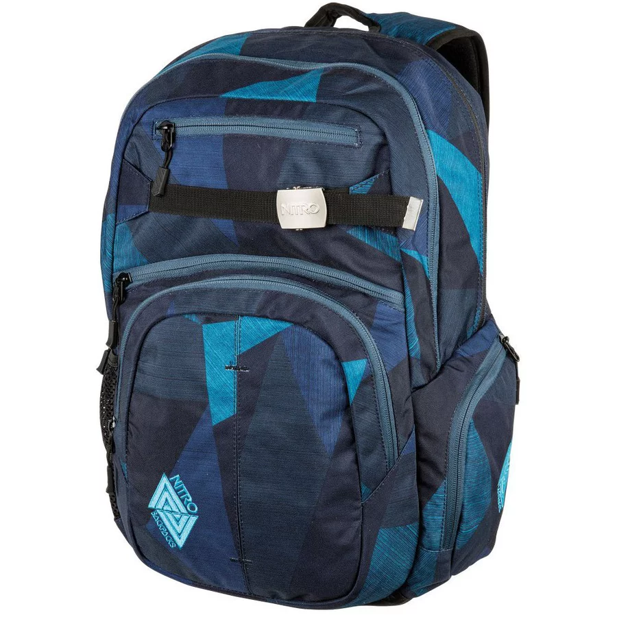 Nitro Hero - Laptoprucksack 17 52 cm fragments blue