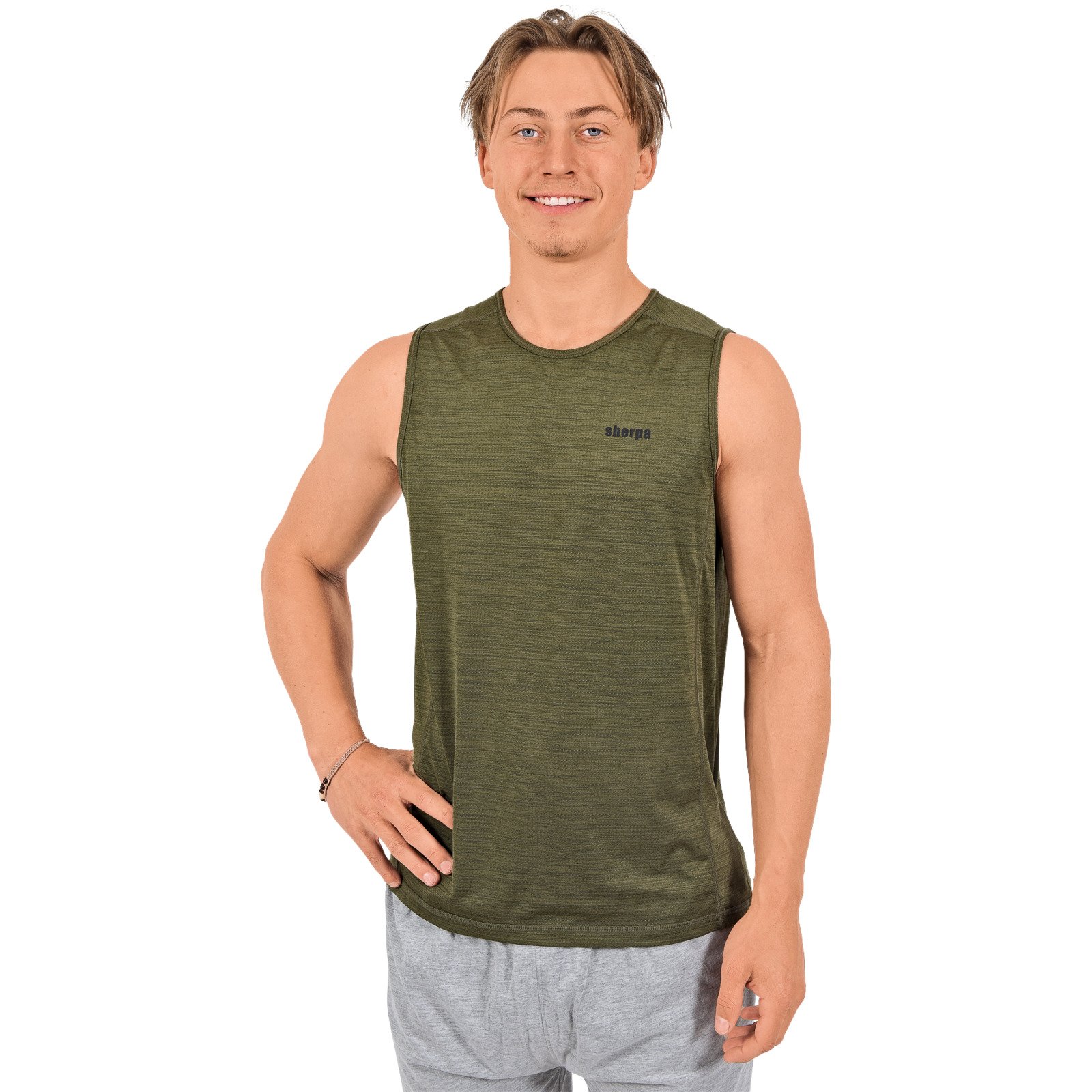 Sherpa Herren-Tanktop Fek XL, schwarz