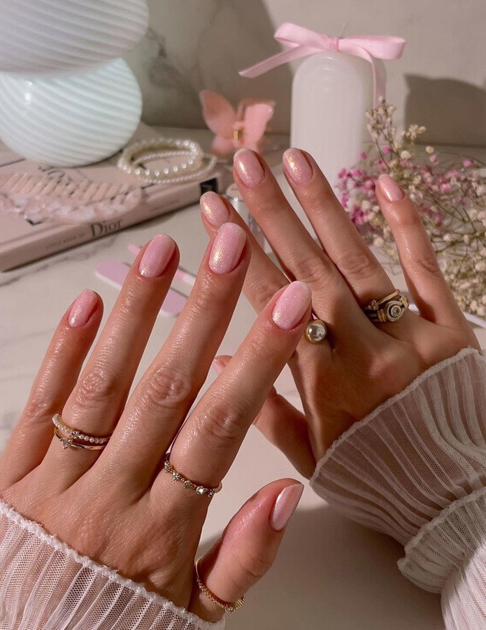Le Mini Macaron Single Gel Polish Pink Quartz 10ml
